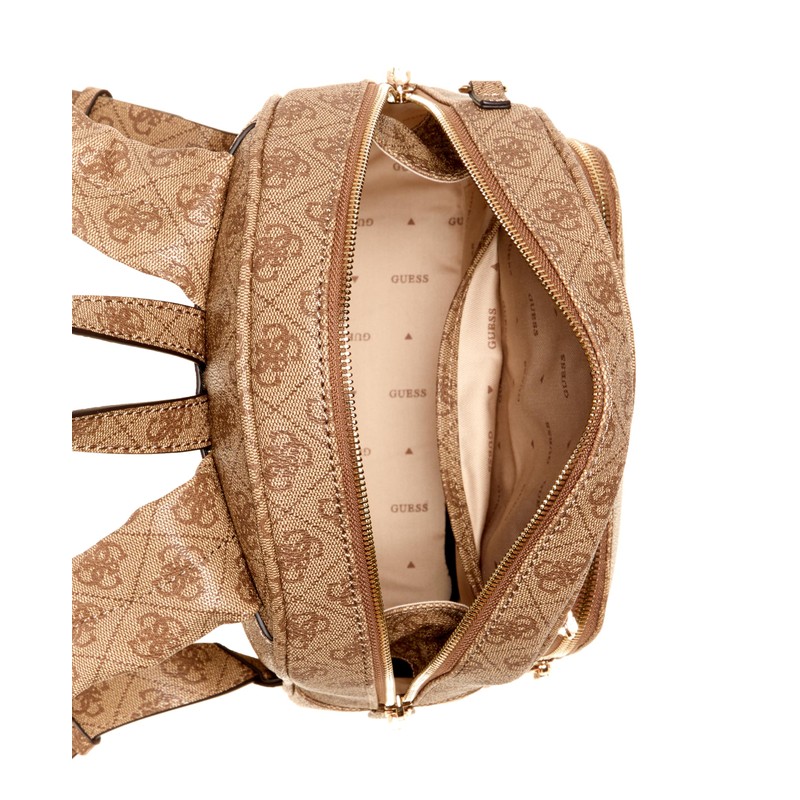 GUESS Power Play Tech Backpack, Latte Logo