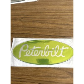 Peterbilt lime green OEM replacement peterbilt decal emblem genuine oem size & fit new