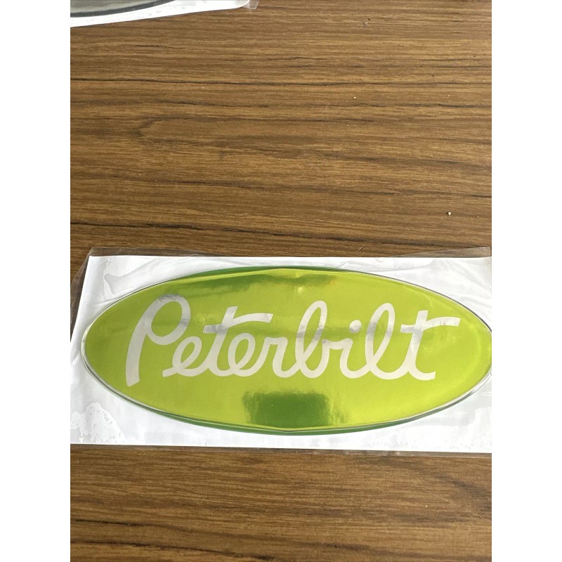 Peterbilt lime green OEM replacement peterbilt decal emblem genuine oem