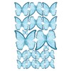 Crystal Candy Wafer-Paper Veined Butterflies, Blue