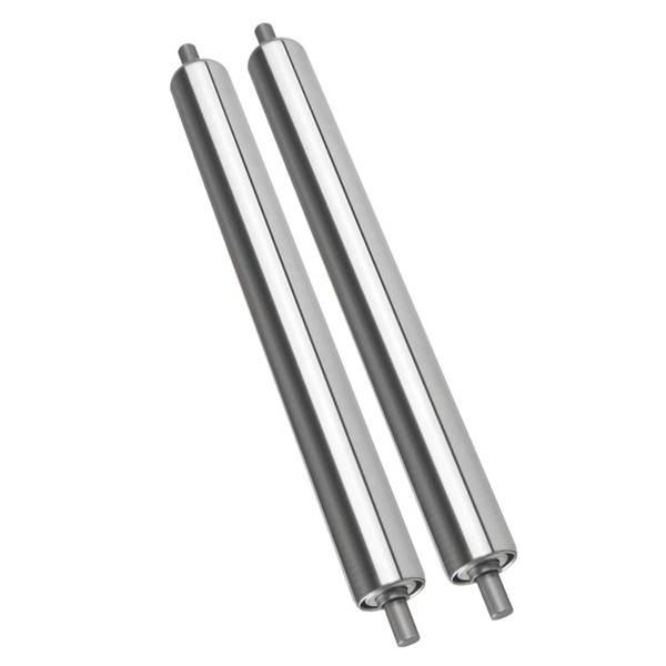 Nicear Stainless Steel Conveyor Roller 2 Pack 240mm Gravity Feed