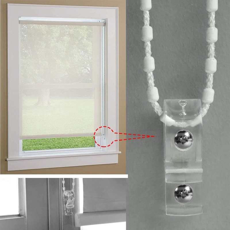 Clear P Clips Plastic Roman Roller Blind Chain Cord P