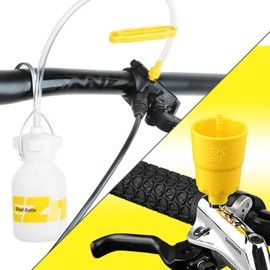 Equivira 1 Juego de Herramientas para Aceite de Frenos Kit de Herramientas para Aceite de Frenos de Bicicleta (Amarillo)