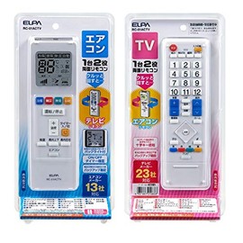 ELPA Double Sided Multi Remote Control White RC-01ACTV