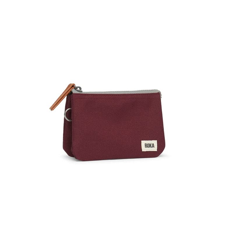 Roka London Carnaby Small Sustainable Canvas Sienna Purse