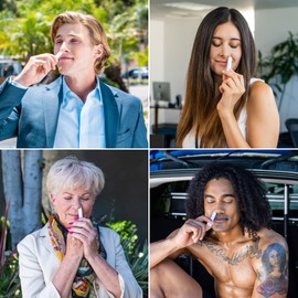 BoomBoom BoomBoom Nasal Stick (3 Pack) | Vapor Flow Technology | Better Breathing + Natural Focus | Cool Refreshing Sensation | Premium Essential Oils + Menthol Inhaler (Lavender)