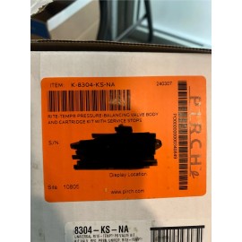 Kohler K-8304-KS-NA Pressure Balancing Valve Body&Cartridge Kit W/ Service Stops