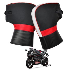 1 Pair Of Waterproof Motorcycle Grip Covers, Winter Riding Supplies, Warm Motorcycle Grip Covers, Motorcycle Accessories, Riding Equipment