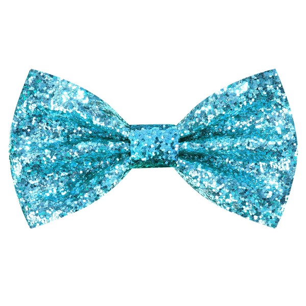 Solid Men's Pre-Tied Bow Tie Glitter Shiny Sequins Bowtie for