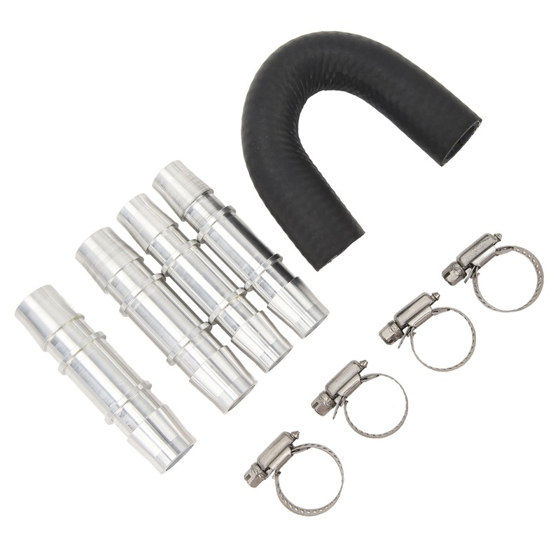 Engine Heater Core Bypass Kit 5/8in 3/4in Hose Fitting Aluminum