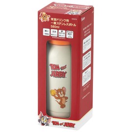 Skater SSSC6-A Single Layer Lightweight Stainless Steel Bottle, 20.9 fl oz (580 ml), Room Temperature, Health, For Drinks, Tom & Jerry