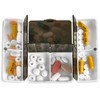 MEDca Magnetic Pill Box with 7 Compartments, Collapsible, Lightweight Pill