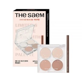 The Saem Saemmul Single Shadow Eye Palette + Eyeliner Ultra Slim Makeup Special Set 1 piece MNS PICK1 (NEUTRAL) / 더샘 샘물 싱글 섀도우 아이 팔레트 + 아이라이너 초슬림 메이크업 기획세트 1개 MNS PICK1 (NEUTRAL)