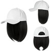 WDOPEN- Wig baseball cap,Adjustable detachable wig hat,Wig one piece cap.There