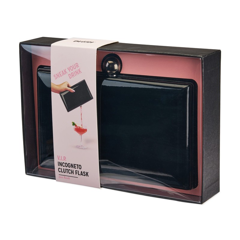 Blush VIP Incognito Clutch Hidden Flask for Liquor, Discreet Flasks,