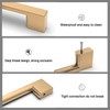 Amerdeco 8 Pack Champagne Gold Cabinet Pulls 192mm Hole Center