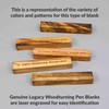 Legacy Woodturning, Goncalo Alves / Tigerwood Ebony Wooden Pen Blank,