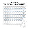 Car Oil Diffuser Package Bag Insert Care Instruction Cards |