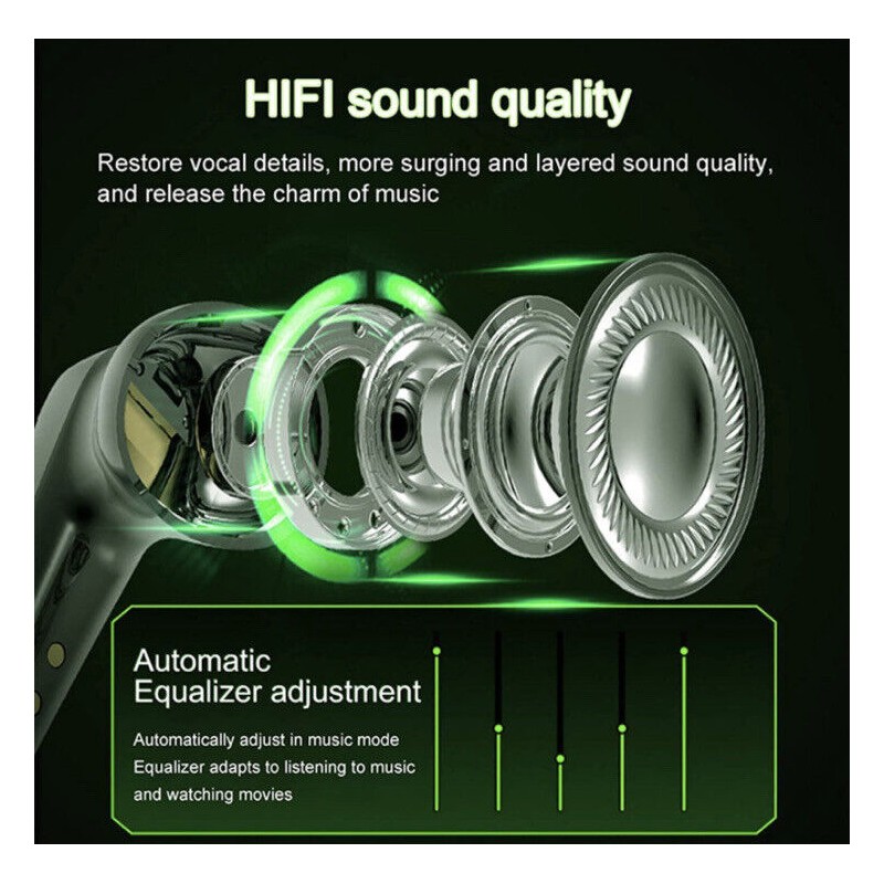 Wireless Gaming Earbuds w/ mic G11 BT 5.2