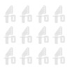 LvYiLinggg 12pcs 4 Hole Control Horn Kit for RC Airplane