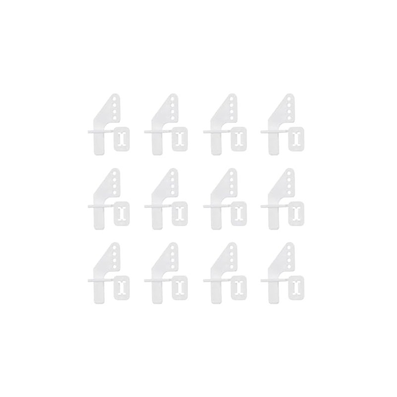 LvYiLinggg 12pcs 4 Hole Control Horn Kit for RC Airplane