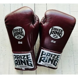 PRIZE RING "Classic" Boxing Gloves Lace-up 10oz Enge