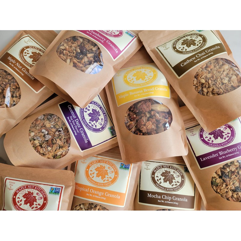 Maple Nut Kitchen Eastern Apple Pecan Paleo Granola 10 oz