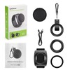 SUPERONE 4-in-1 Wearable Clip On Bluetooth Speaker,Wrist Wear, Magnetic