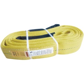 4" X 12' Polyester Industrial Lift Web Sling Synthetic Strap Eye & Eye 3 Ply Heavy Duty Vertical 16,000 LBS Choker 12,800 LBS Basket: 32,000 LBS