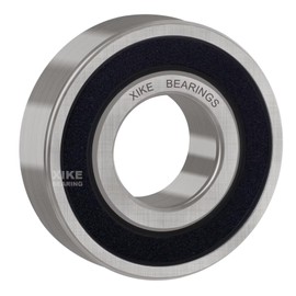 XIKE 4 Pcs 6203-10-2RS Bearings 5/8" x40x12mm, Double Rubber Seals and Pre-Lubricated, Deep Groove Ball Bearing.
