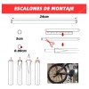 24cm 72pcs Popotes Cubre Rayos Motocross Spokes Bicicleta