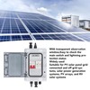 Moofey PV Combiner Box, Solar Disconnect Switch, Outdoor Breaker Box