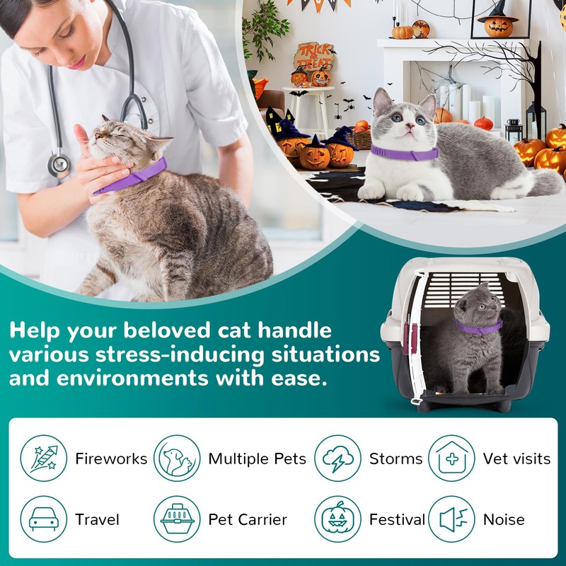 Trail Tail Calming Collar for Cats, Cat Calming Collars for