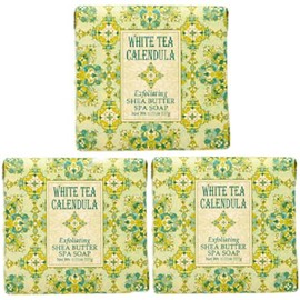 Greenwich Bay Trading Co. Botanic 1.9oz Soaps, White Tea Calendula, 3 Pack