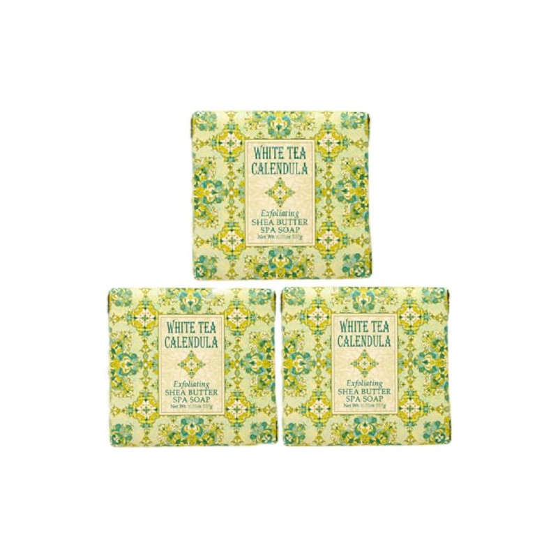 Greenwich Bay Trading Co. Botanic 1.9oz Soaps, White Tea Calendula,