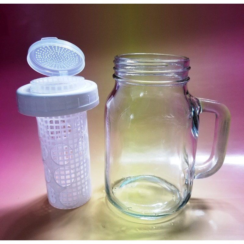 Kefir Fermenter - Infuser with Handle 0.6L/20oz for homemade kefir