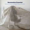 Cotton Dust Sheets for Decorating, Waterproof 12ft x 9ft Dust