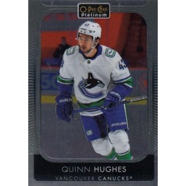 2021-22 O-Pee-Chee Platinum Hockey #121 Quinn Hughes Hockey Card Vancouver