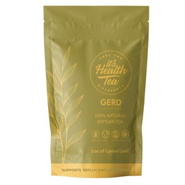 GERD Relief Herbal Tea: 8-Digestive Herb Blend, Natural Acid Reflux & Heartburn Aid, Pre/Post Meal Support, 3oz with 35 Bags
