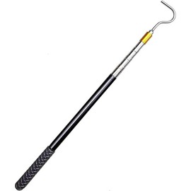 Portable RV Awning Opener Puller Reach Rod Pole for Tent Shelter Camper Canopy, Extends from 16" to 60" with Multi-Section Locking