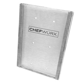 ChefWurx Commercial Grade French Fry Cutter Mount – Heavy Duty Fixed Counter or Wall Mount Bracket for Potato Cutter, Stainless Steel – Compatible with ChefWurx Commercial Fry Cutter