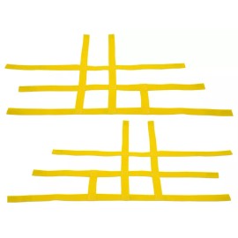 Alba Racing Raptor 700 660 Nerf Bar Nets  Fits Alba Tusk  with heel guards Yellow J
