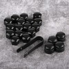 20 Unidades de Cubierta de Tuerca de Rueda de 17mm,
