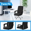 Stretch Office ​Chair Seat Covers with Armrest Sleeve​, Jacquard Pattern