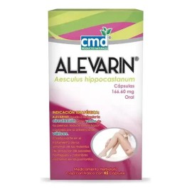 Alevarin 166 Mg C/45 Caps Cmd / Castaño De Indias Sabor Cápsulas