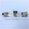 4 PCS Foldable Support Bracket -Self-Locking Hinge- Leg Fittings and