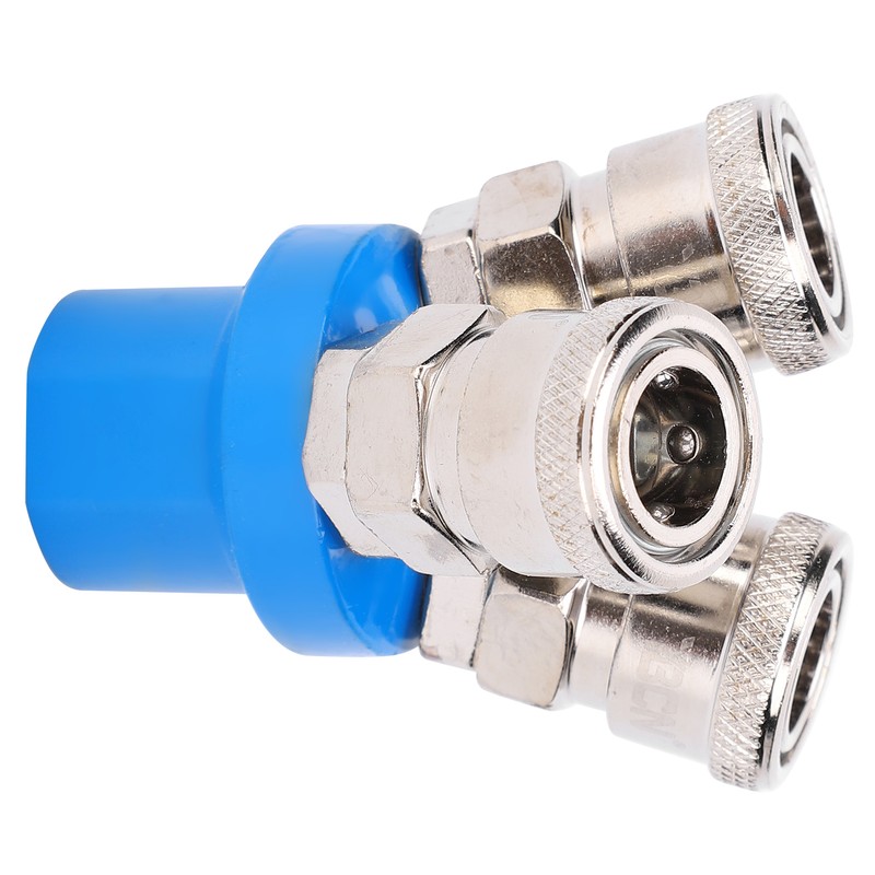3Pcs 3Way Air Quick Coupling CType Round Tee Pneumatic Connector
