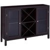 Kings Brand Furniture Wine Bar Cabinet for Liquor and Coffee