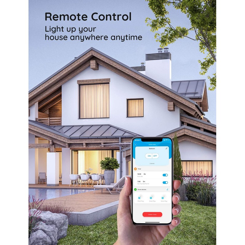 Govee Smart Plug, WiFi Outlet Compatible with Alexa and Google
