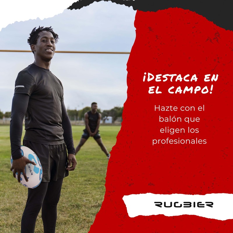 RUGBIER Professional Rugby Ball T5 Match - High End -